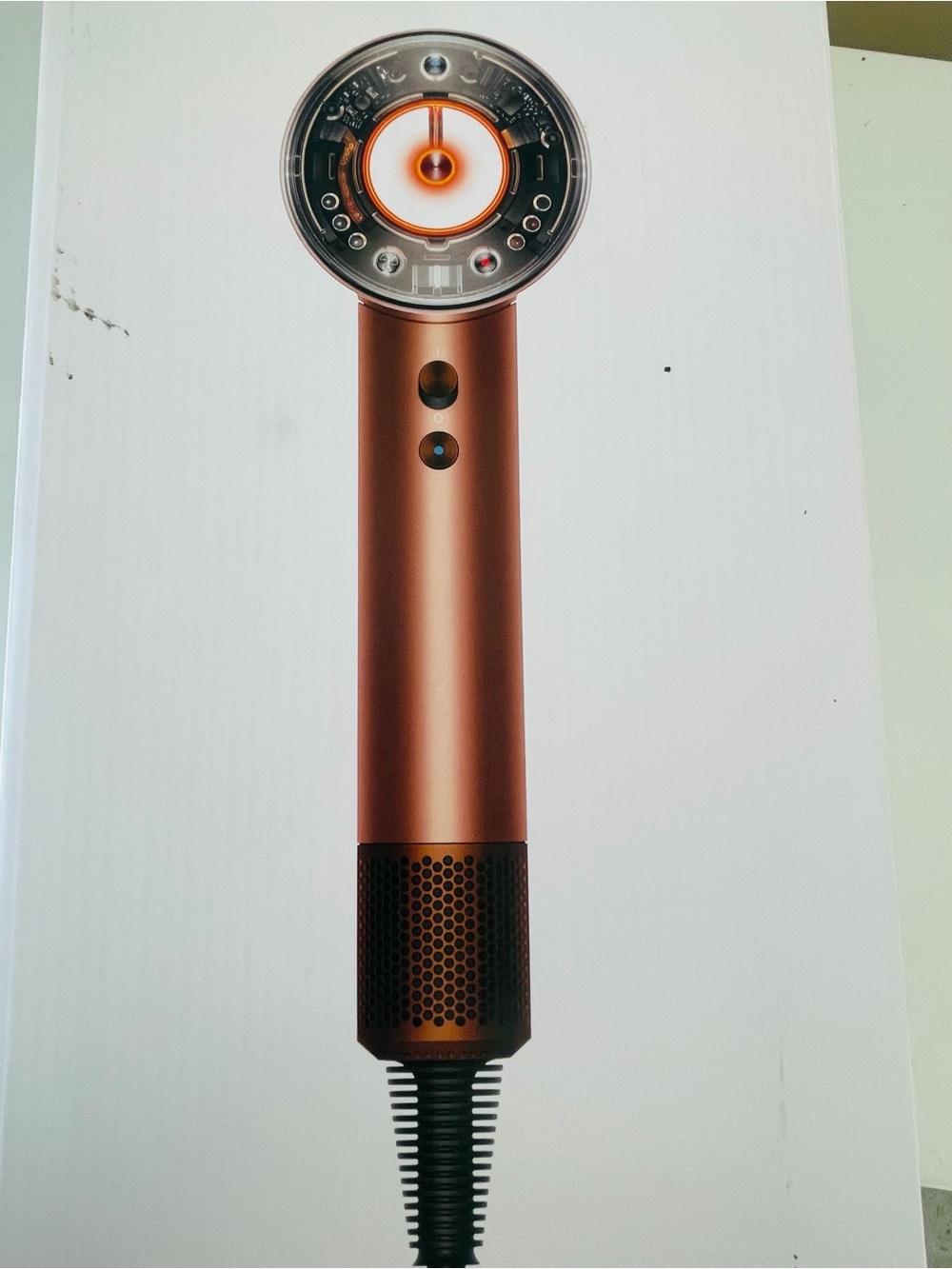 Premium Copper-Tone Hair Dryer — Sleek Professional Styler
